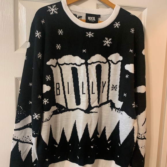 Billy idol hotsell sweater cardigan